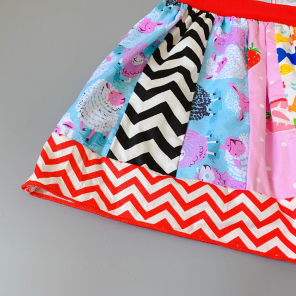 Boutique ABC Alphabet Sleeveless Multi Print Dress - Picture 5 of 6